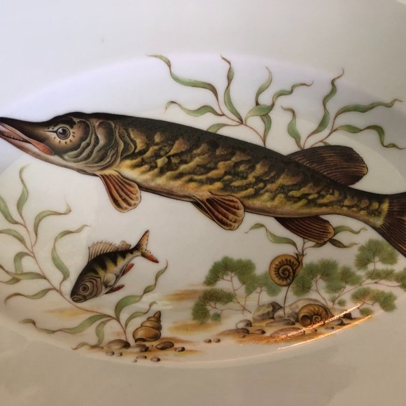 Vtg Naaman Fish  Porcelain Serving Platter Israel - Picture 3 of 5